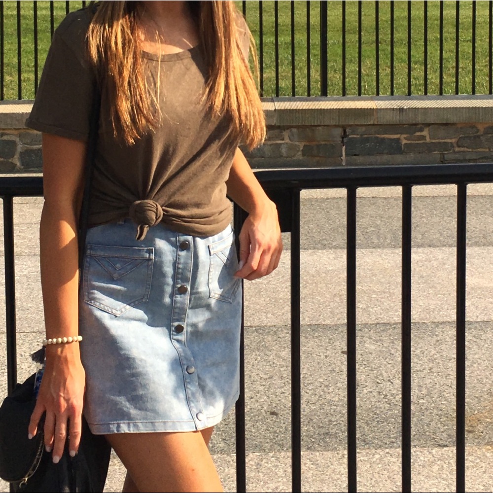 Denim skirt